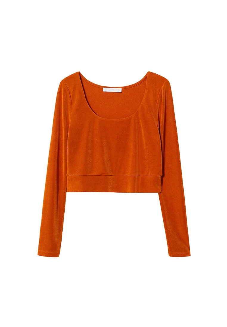 Mango Long-Sleeved Crop Top 8 Mango Long-Sleeved Crop Top - Image 6