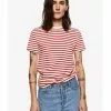Mango Striped 100% Cotton T-Shirt
