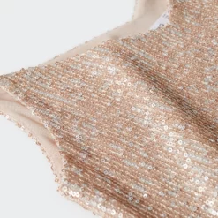 Mango Sequined Strap Top -Mango popular store mango 0665 4582436 6