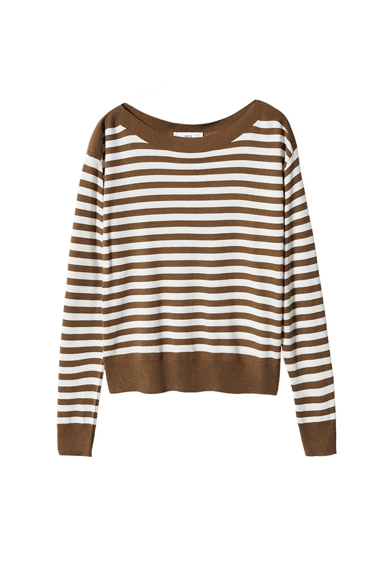 Mango Fine Knit Boat Neck Sweater 8 Mango Fine Knit Boat Neck Sweater - Image 6