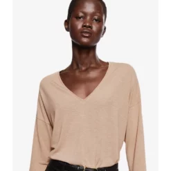 Mango V-Neck T-Shirt