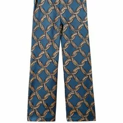 Mango Satin Printed Trousers -Mango popular store mango 0674 3149046 8