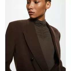 Mango Double-Breasted Suit Blazer -Mango popular store mango 0680 2050826 3