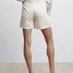 Mango High-Waist Shorts -Mango popular store mango 0680 5359046 2