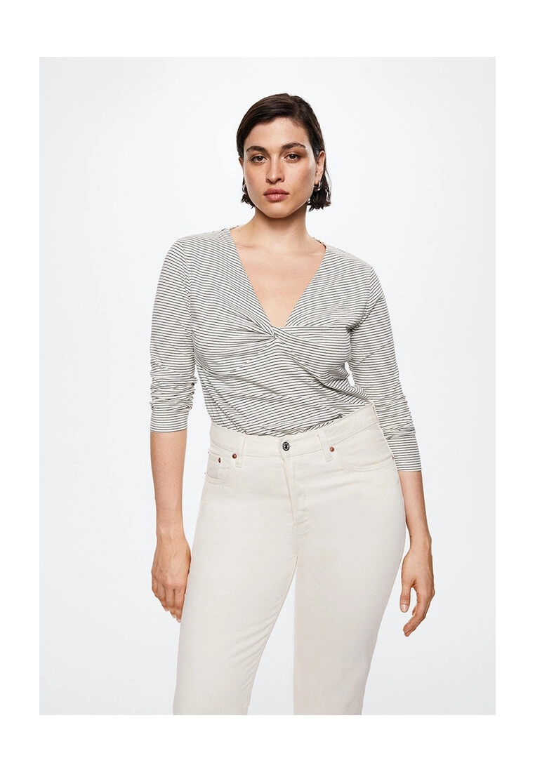 Mango Knot Detail T-Shirt 4 Mango Knot Detail T-Shirt - Image 2