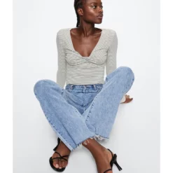 Mango Knot Detail T-Shirt 15 Mango Knot Detail T-Shirt -Mango popular store mango 0686 8240826 5