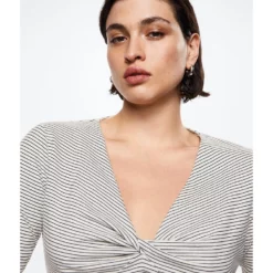 Mango Knot Detail T-Shirt 17 Mango Knot Detail T-Shirt -Mango popular store mango 0686 8240826 7