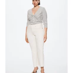 Mango Knot Detail T-Shirt 18 Mango Knot Detail T-Shirt -Mango popular store mango 0686 8240826 8