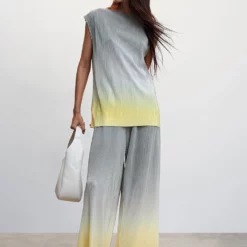 Mango Pleated Satin Top -Mango popular store mango 0686 8659046 5