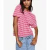Mango Message Striped T-Shirt