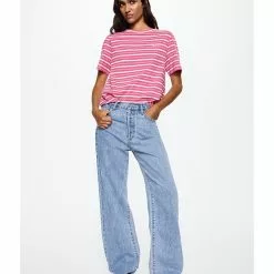 Mango Message Striped T-Shirt 12 Mango Message Striped T-Shirt -Mango popular store mango 0688 0870826 5