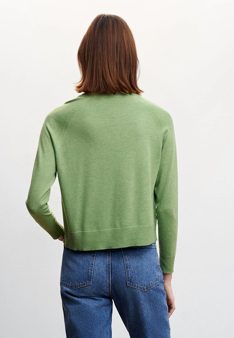 Mango Jersey Punto Fino Cuello Redondo 4 Mango Jersey Punto Fino Cuello Redondo - Image 2