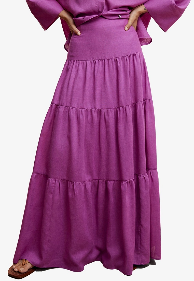 Mango Ruffled Long Skirt 3 Mango Ruffled Long Skirt