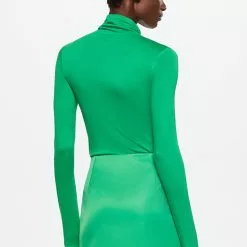 Mango High-Collar Knitwear T-Shirt -Mango popular store mango 0701 9131136 2