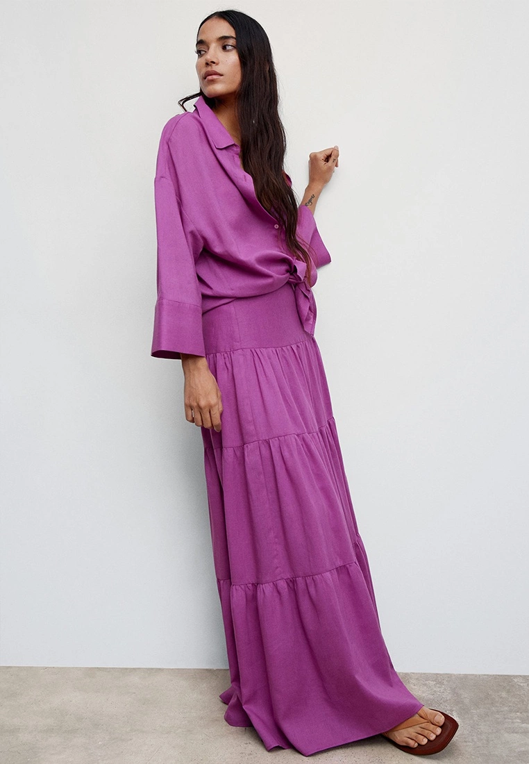 Mango Ruffled Long Skirt 7 Mango Ruffled Long Skirt - Image 5