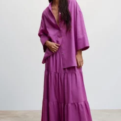 Mango Ruffled Long Skirt 14 Mango Ruffled Long Skirt -Mango popular store mango 0704 2259046 6