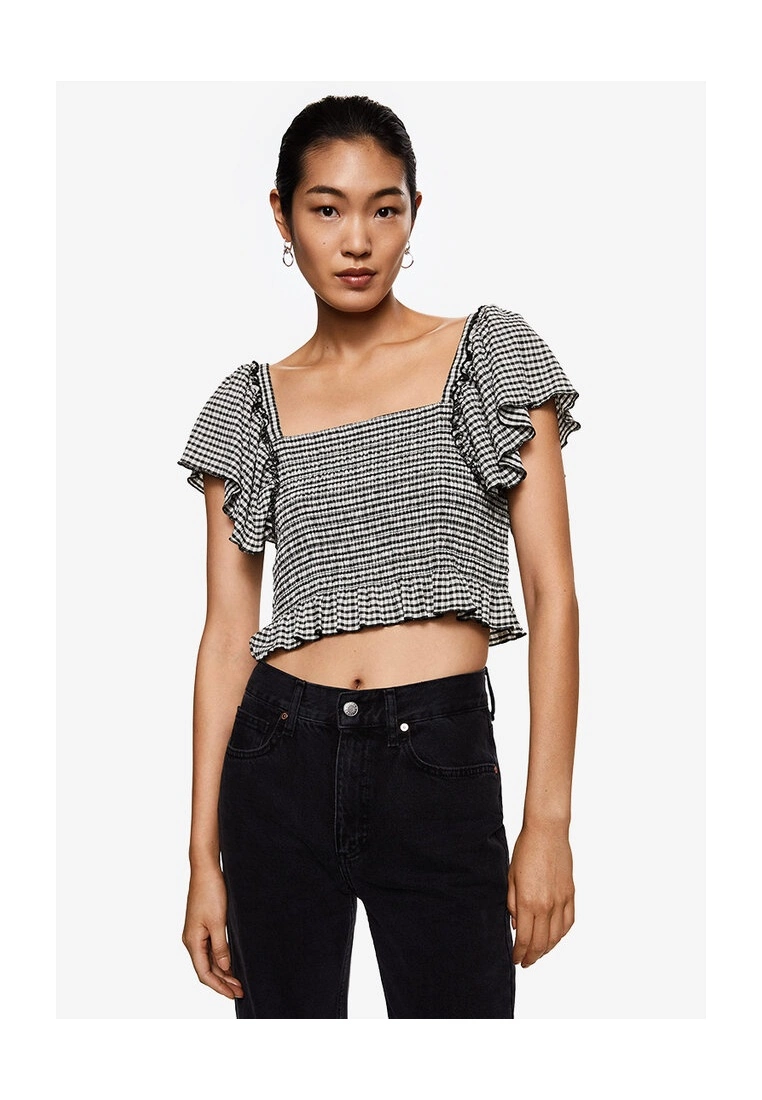 Mango Gingham Check Top 3 Mango Gingham Check Top