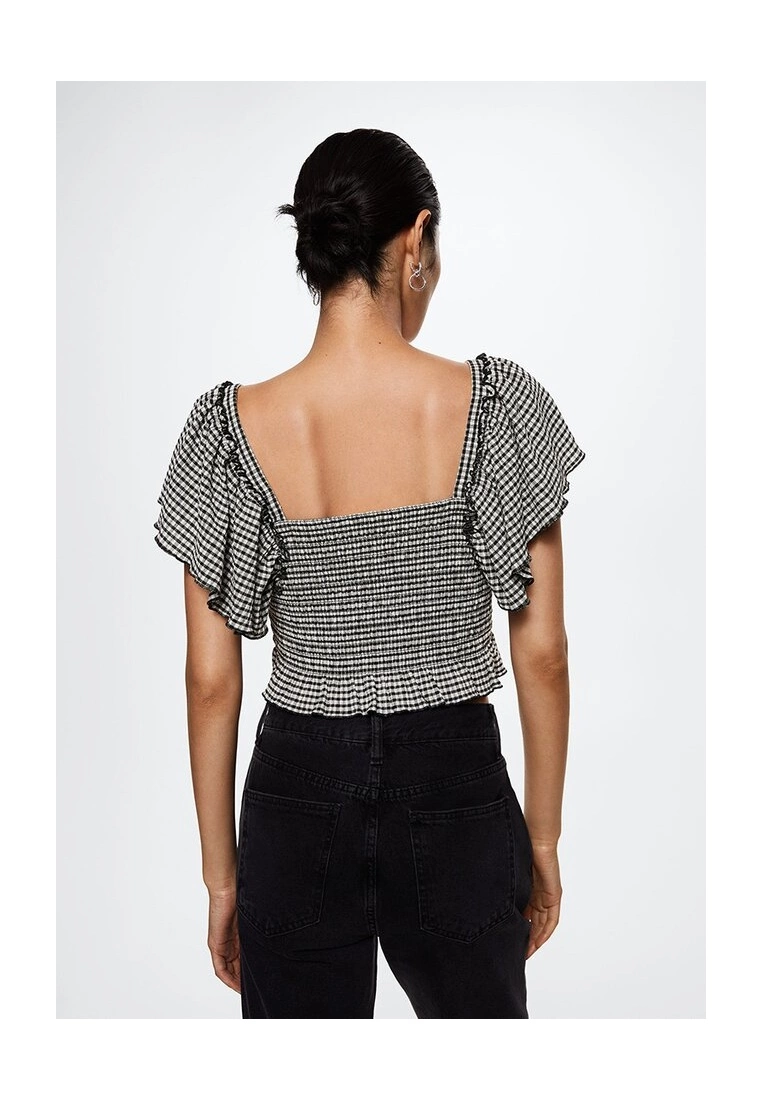 Mango Gingham Check Top 4 Mango Gingham Check Top - Image 2