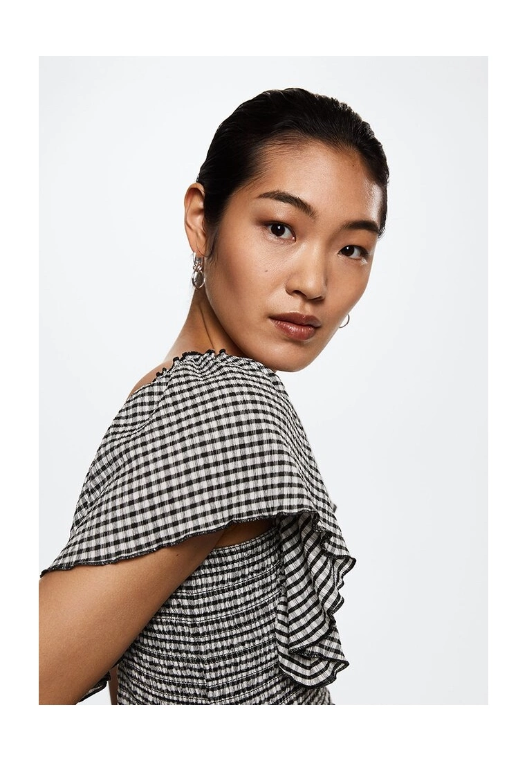 Mango Gingham Check Top 5 Mango Gingham Check Top - Image 3