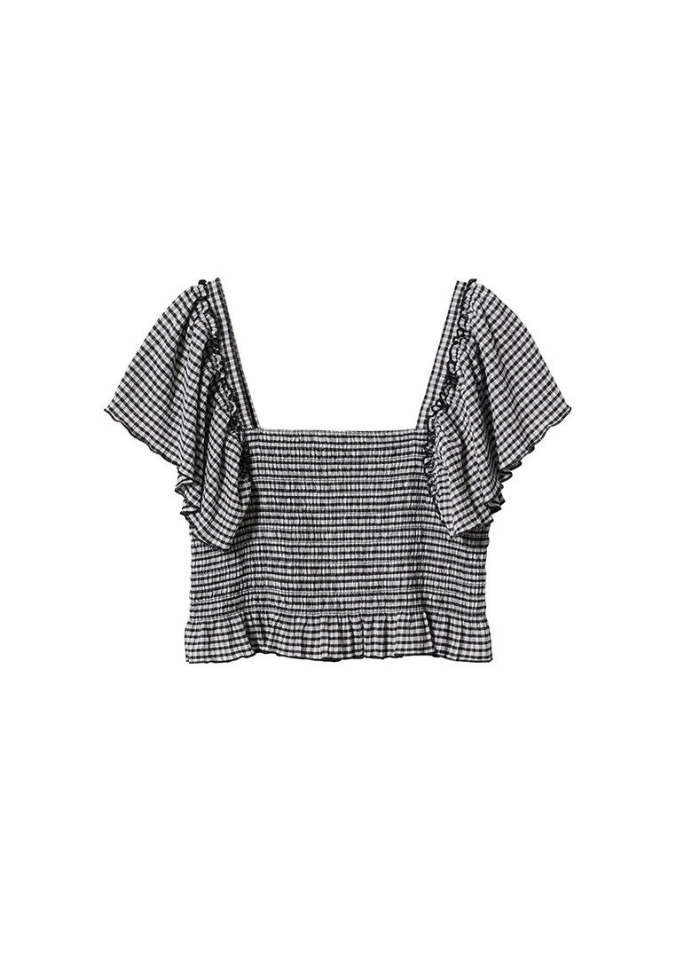 Mango Gingham Check Top 8 Mango Gingham Check Top - Image 6