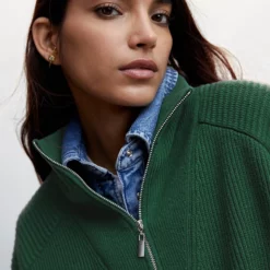 Mango High Neck Sweater With Zip 12 Mango High Neck Sweater With Zip -Mango popular store mango 0708 7529046 4