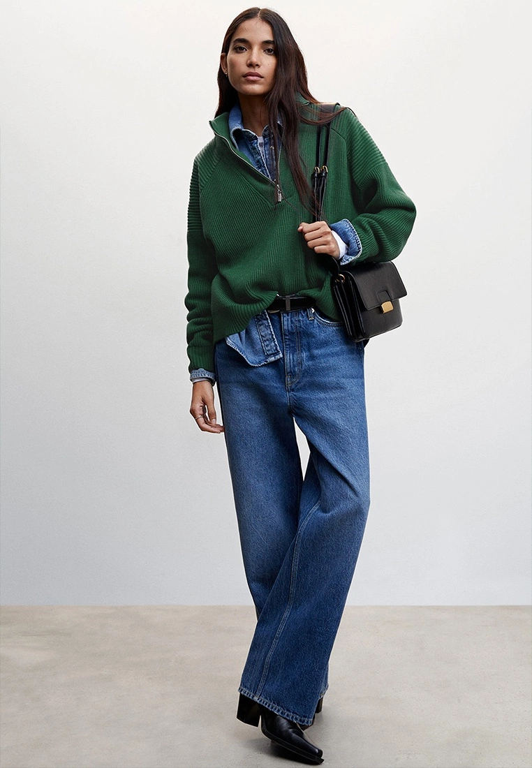 Mango High Neck Sweater With Zip 8 Mango High Neck Sweater With Zip - Image 6