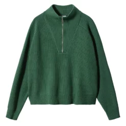 Mango High Neck Sweater With Zip 15 Mango High Neck Sweater With Zip -Mango popular store mango 0709 7529046 7