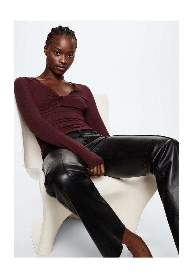 Mango Knot Detail T-Shirt 6 Mango Knot Detail T-Shirt - Image 4