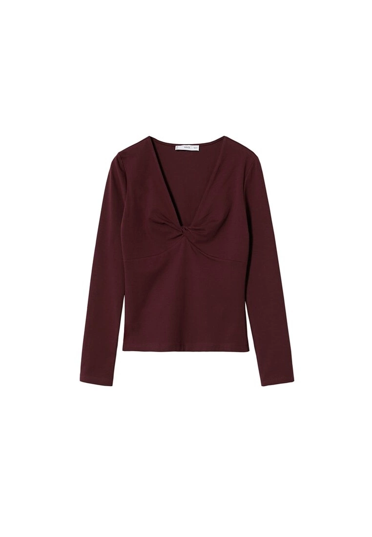 Mango Knot Detail T-Shirt 8 Mango Knot Detail T-Shirt - Image 6