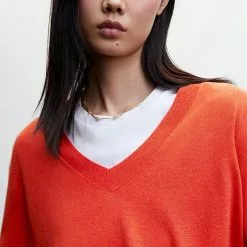 Mango V-Neck Fine Knit Sweater -Mango popular store mango 0719 8439046 3