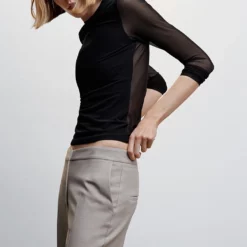 Mango Sheer Top -Mango popular store mango 0723 1059046 3