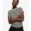 Mango Striped 100% Cotton T-Shirt