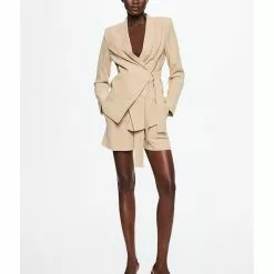 Mango Bow Pattern Blazer 10 Mango Bow Pattern Blazer -Mango popular store mango 0736 6080826 4