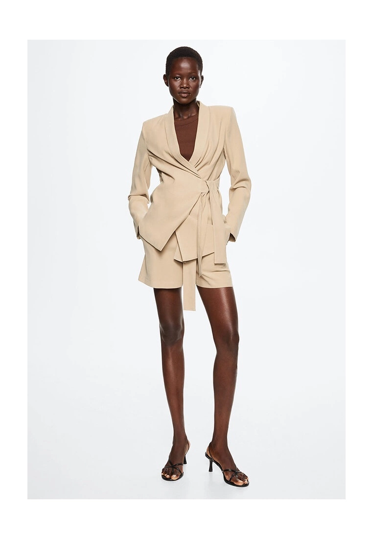 Mango Bow Pattern Blazer 6 Mango Bow Pattern Blazer - Image 4