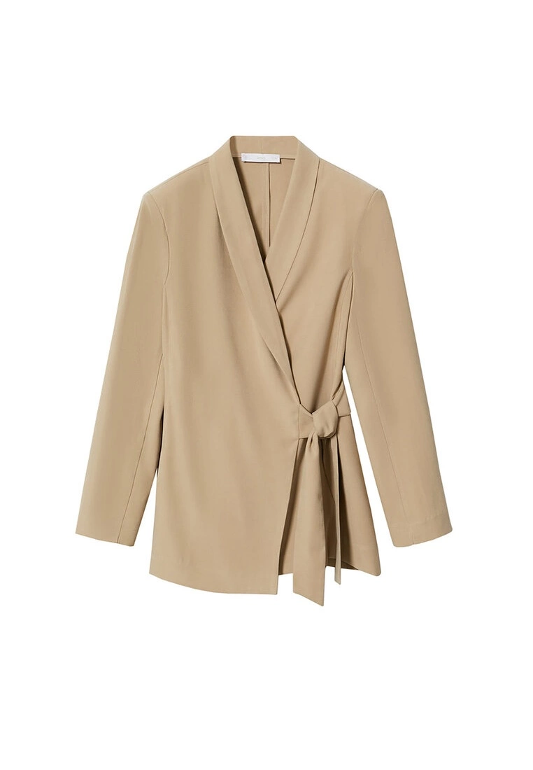 Mango Bow Pattern Blazer 7 Mango Bow Pattern Blazer - Image 5