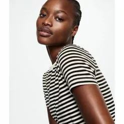 Mango Striped 100% Cotton T-Shirt 10 Mango Striped 100% Cotton T-Shirt -Mango popular store mango 0737 4080826 3