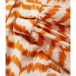 Mango Printed Cotton Blouse -Mango popular store mango 0737 4397526 6