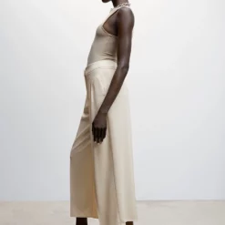 Mango Wide Leg Pleated Trousers -Mango popular store mango 0739 6749046 4