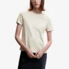 Mango Rounded Neck Cotton T-Shirt