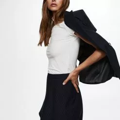 Mango Pinstripe Skirt -Mango popular store mango 0787 1009036 6