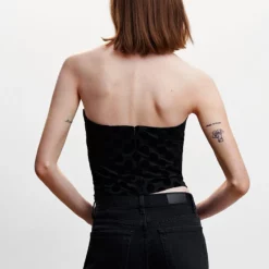 Mango Polka Dot Corset Top -Mango popular store mango 0801 2949046 2