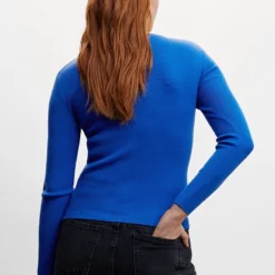 Mango Textured Round Neck Sweater -Mango popular store mango 0829 2459046 2