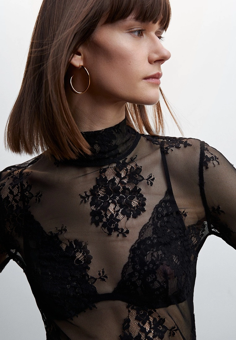 Mango Floral Lace Top 5 Mango Floral Lace Top - Image 3