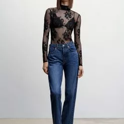 Mango Floral Lace Top 13 Mango Floral Lace Top -Mango popular store mango 0841 8049046 5