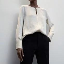 Mango Blouse With Cut-Out Detail -Mango popular store mango 0864 5539046 4