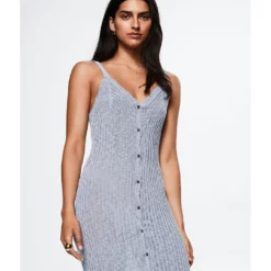 Mango Ribbed Knit Dress -Mango popular store mango 0880 1740326 5
