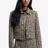 Mango Check Tweed Jacket -Mango popular store mango 0890 4059046 1