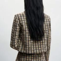 Mango Check Tweed Jacket -Mango popular store mango 0890 4059046 2