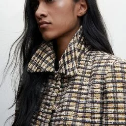 Mango Check Tweed Jacket -Mango popular store mango 0891 4059046 4