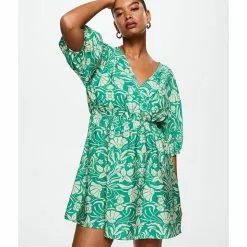 Mango Flowy Printed Dress 12 Mango Flowy Printed Dress -Mango popular store mango 0896 1160326 2